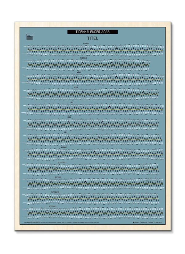 Calendrier des marées de la mer du nord en Allemagne
