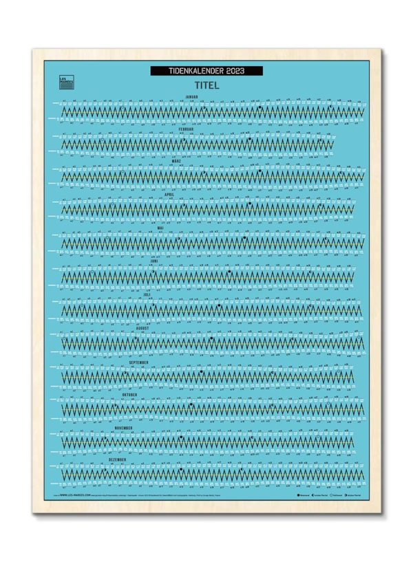 Calendrier des marées littoral allemand