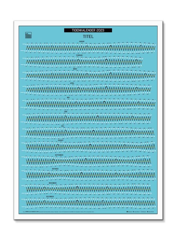 Calendrier des marées de la mer du nord en Allemagne