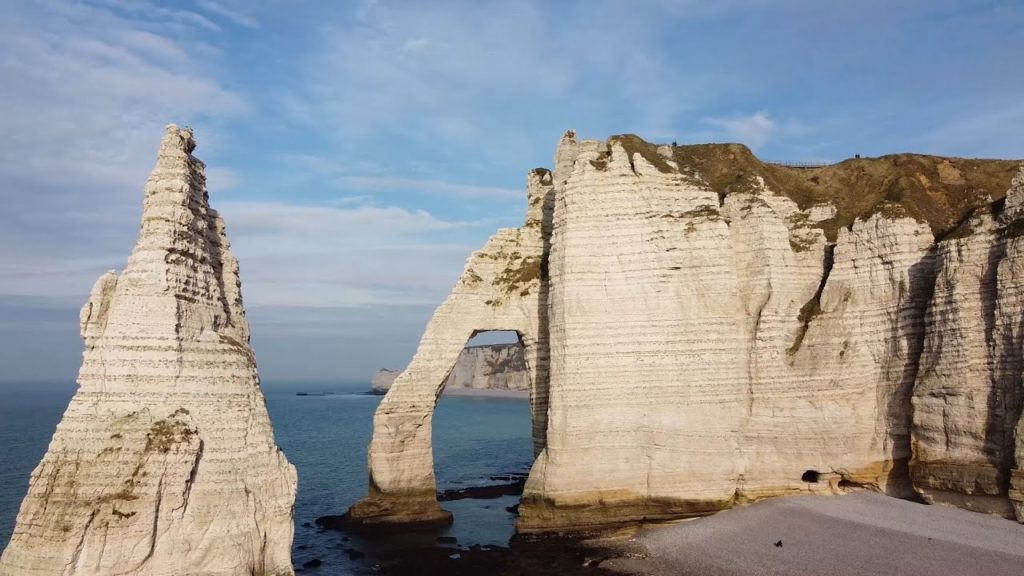 Plage d’Étretat, balade à marée basse