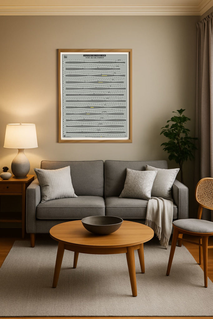 Our tide chart, grey model